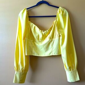 Yellow Fashion Nova Top
